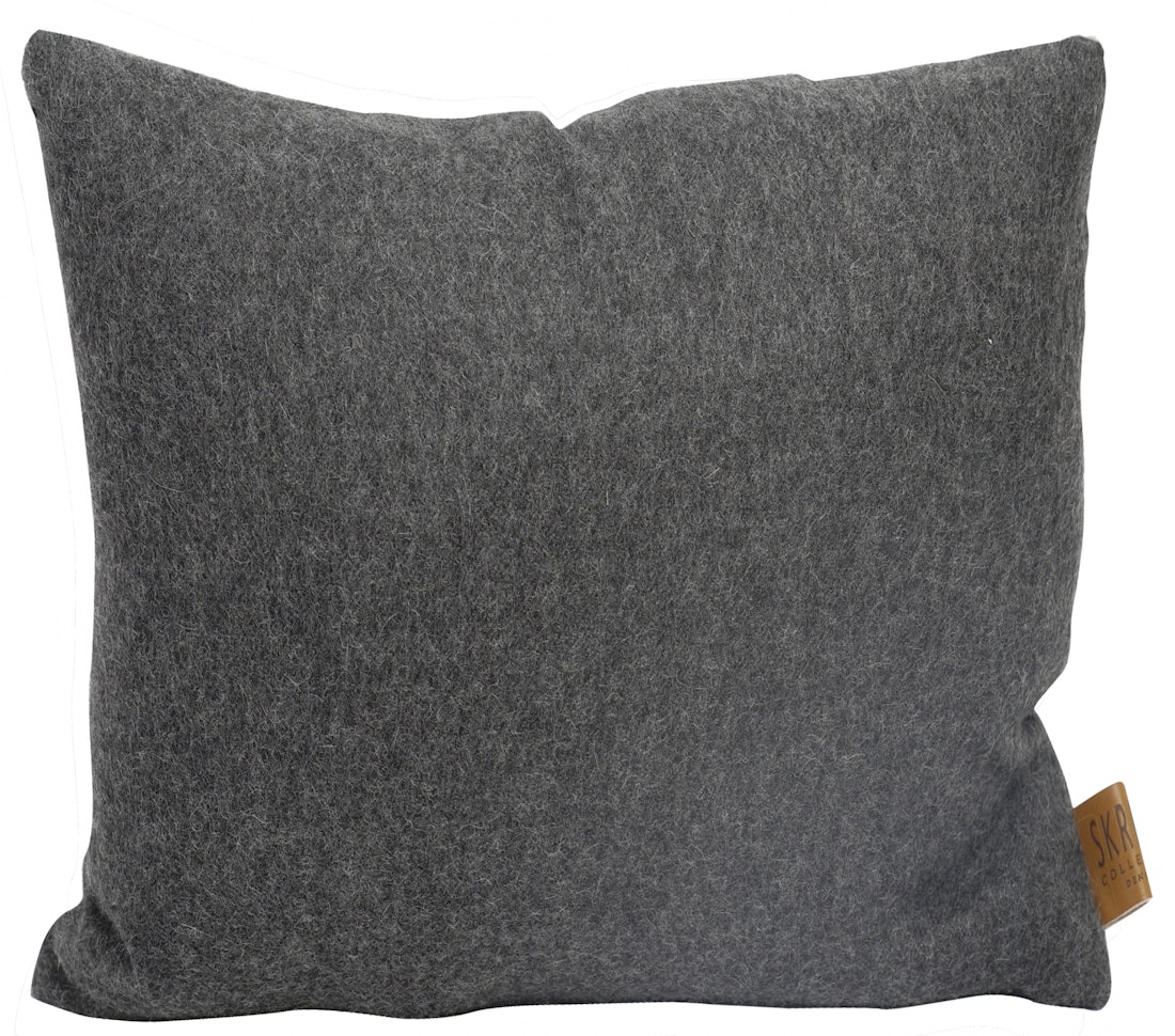 Skriver Collection Baby Alpaca Cushion - Grey, 40x40 cm, Timm Møbler
