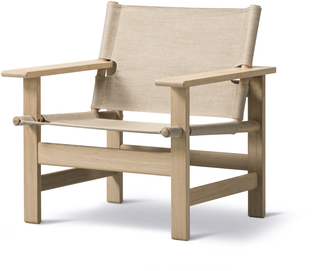 Fredericia Furniture The Canvas Chair, Eg olieret, Timm Møbler
