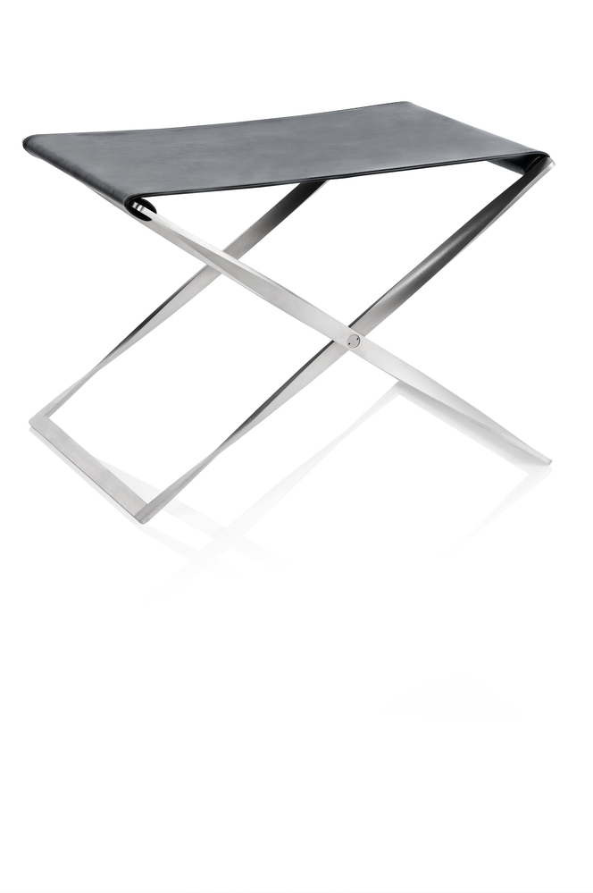 Fritz Hansen PK91 Foldestol, Grace L&aelig;der - Cognac, Timm M&oslash;bler