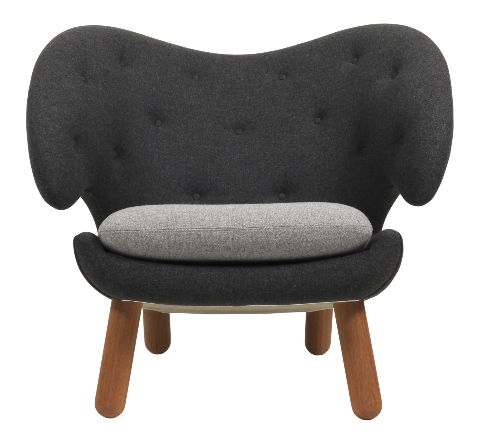  One Collection / House of Finn Juhl Pelikan stolen m. knapper - Model FJ4001, Timm M&oslash;bler