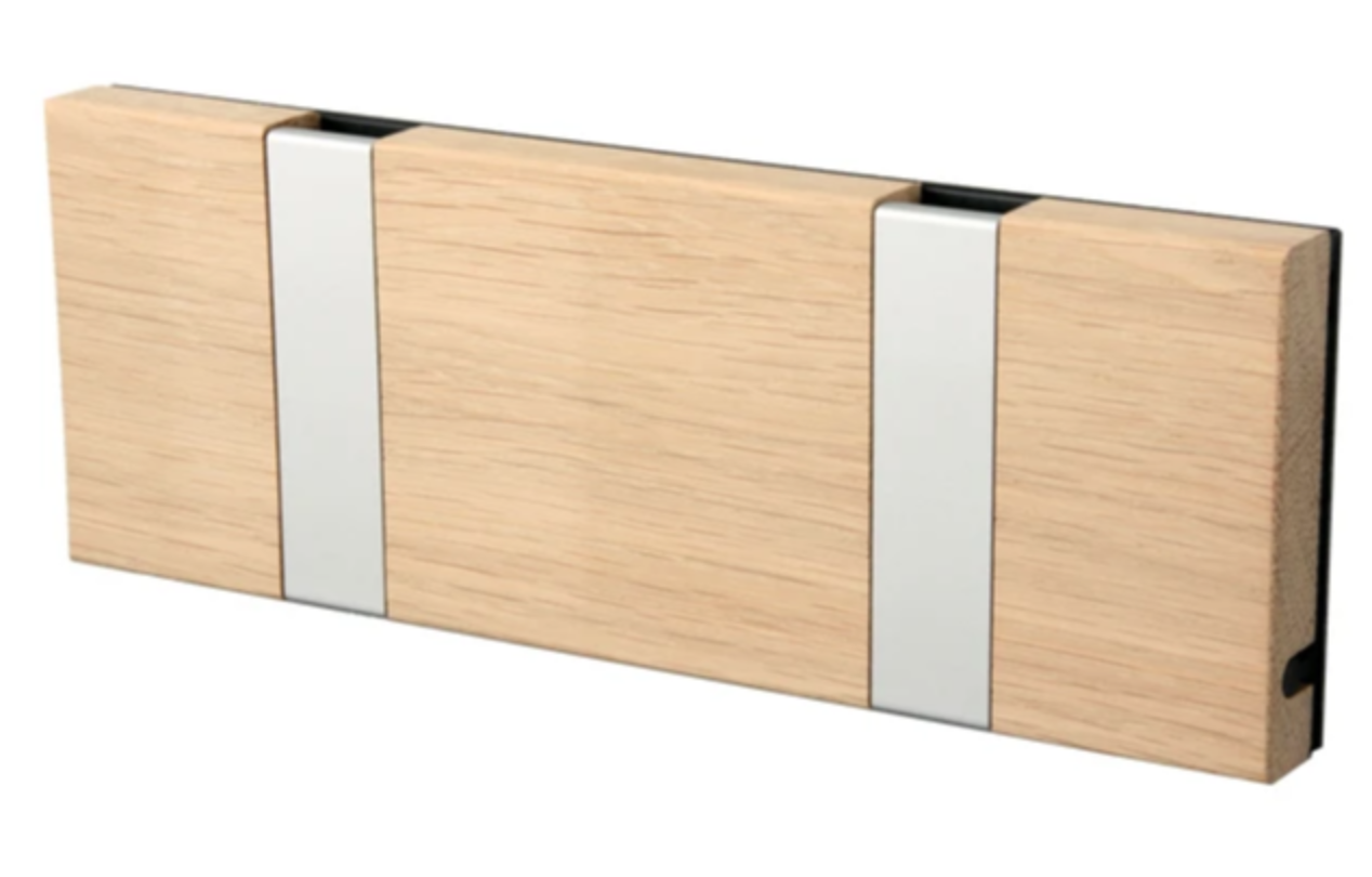 LoCa Knax Vandret 2, Eg / Gr&aring;, Timm M&oslash;bler