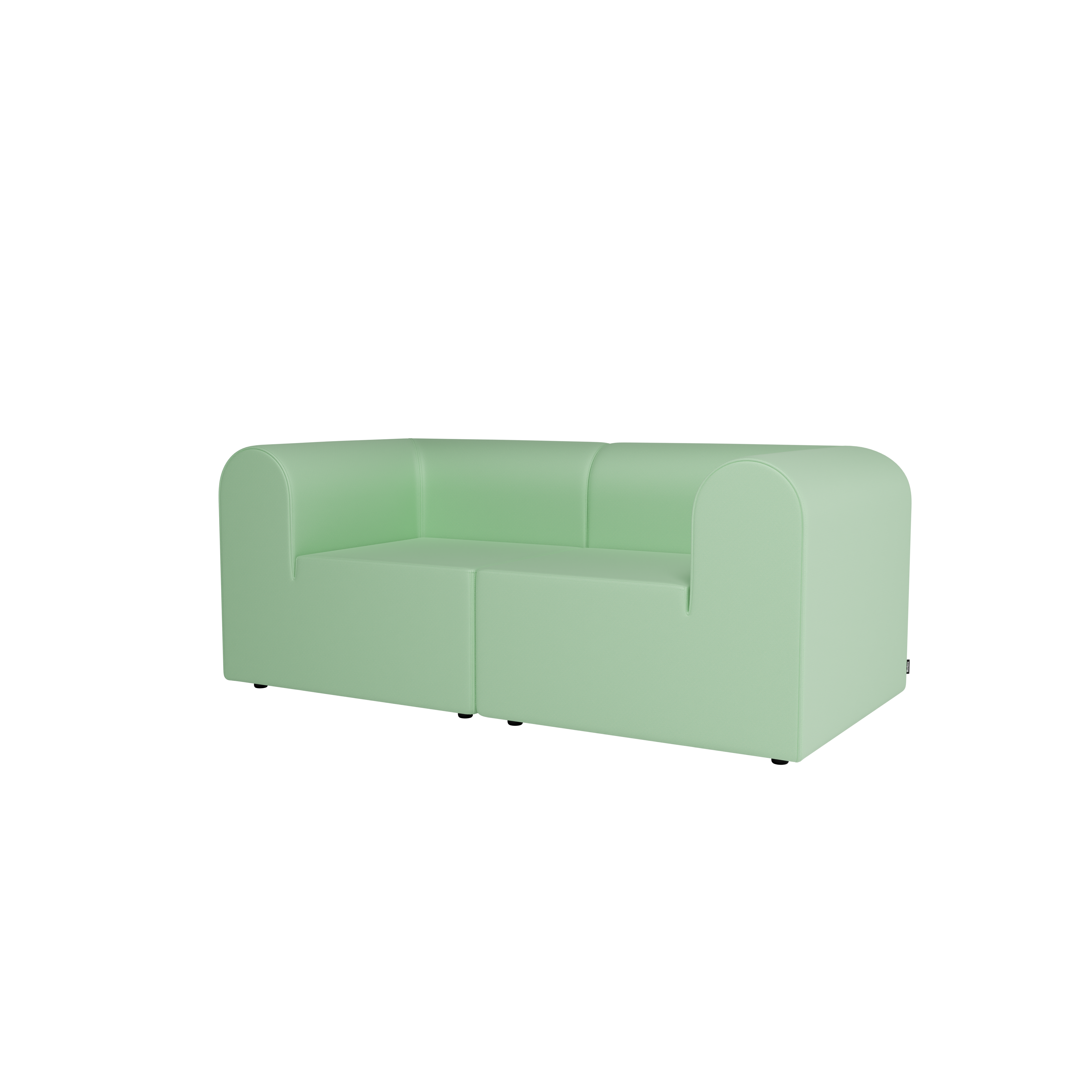 Montana Paradigm 2 pers. Sofa - PAR2A0, Pastelgr&oslash;n / Hero 912, Timm M&oslash;bler