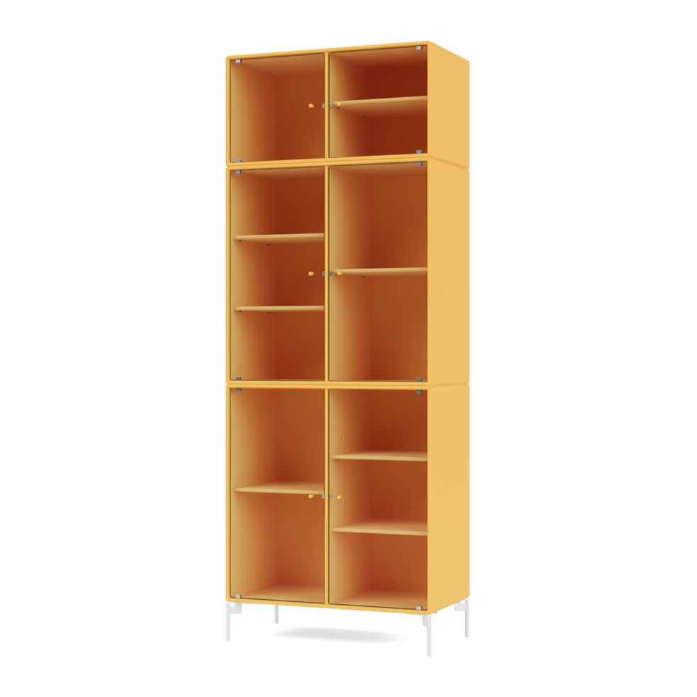 Montana Montana Ripple Cabinet IV Vitrineskab, 166 - Acacia, Timm M&oslash;bler