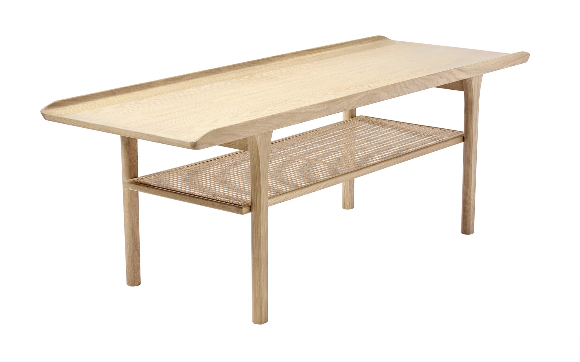 Aakj�r Furniture No. 25 Sofabord, Eg Hvidolieret, Timm M&oslash;bler