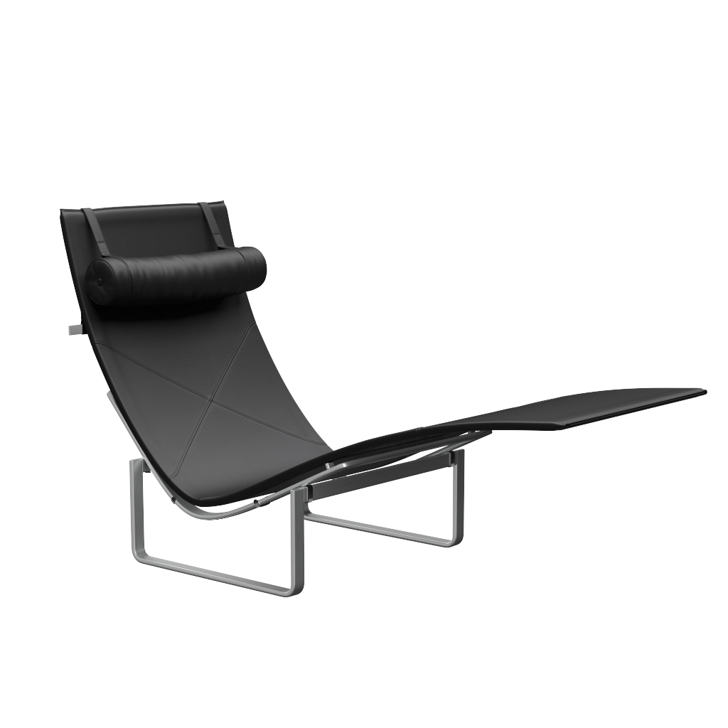 Fritz Hansen PK24 Lounge Stol - L�der, Aura L&aelig;der - Cognac, Timm M&oslash;bler