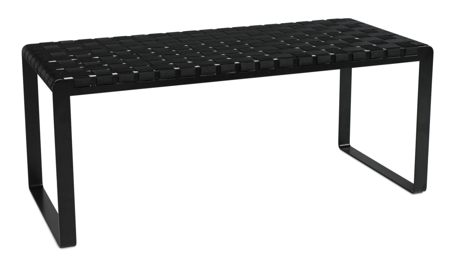 Bent Hansen Plaited B�nk, Sort Nylon, Timm M&oslash;bler