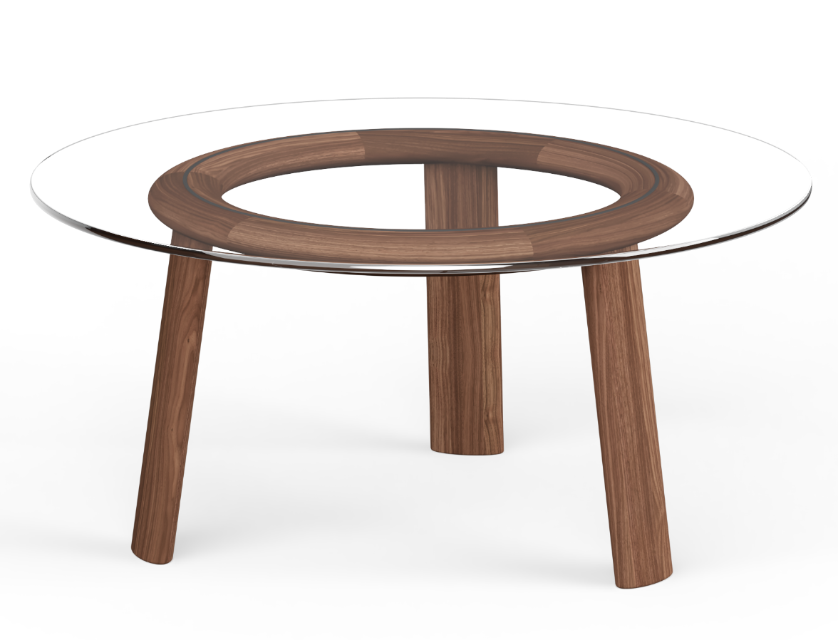 Naver Collection AK 650 - Loop Sofabord, Valn�d, Timm M&oslash;bler