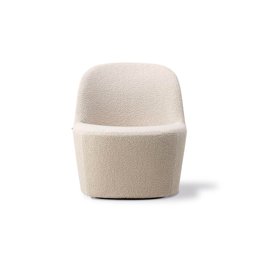  Gomo Lounge Stol, Lys Beige - Elle 220 Boucl&eacute; Stof, Timm M&oslash;bler