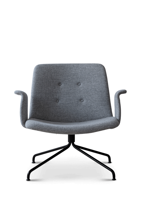 Bent Hansen Primum Lounge armstol , B�rstet rustfrit stel, Timm M&oslash;bler