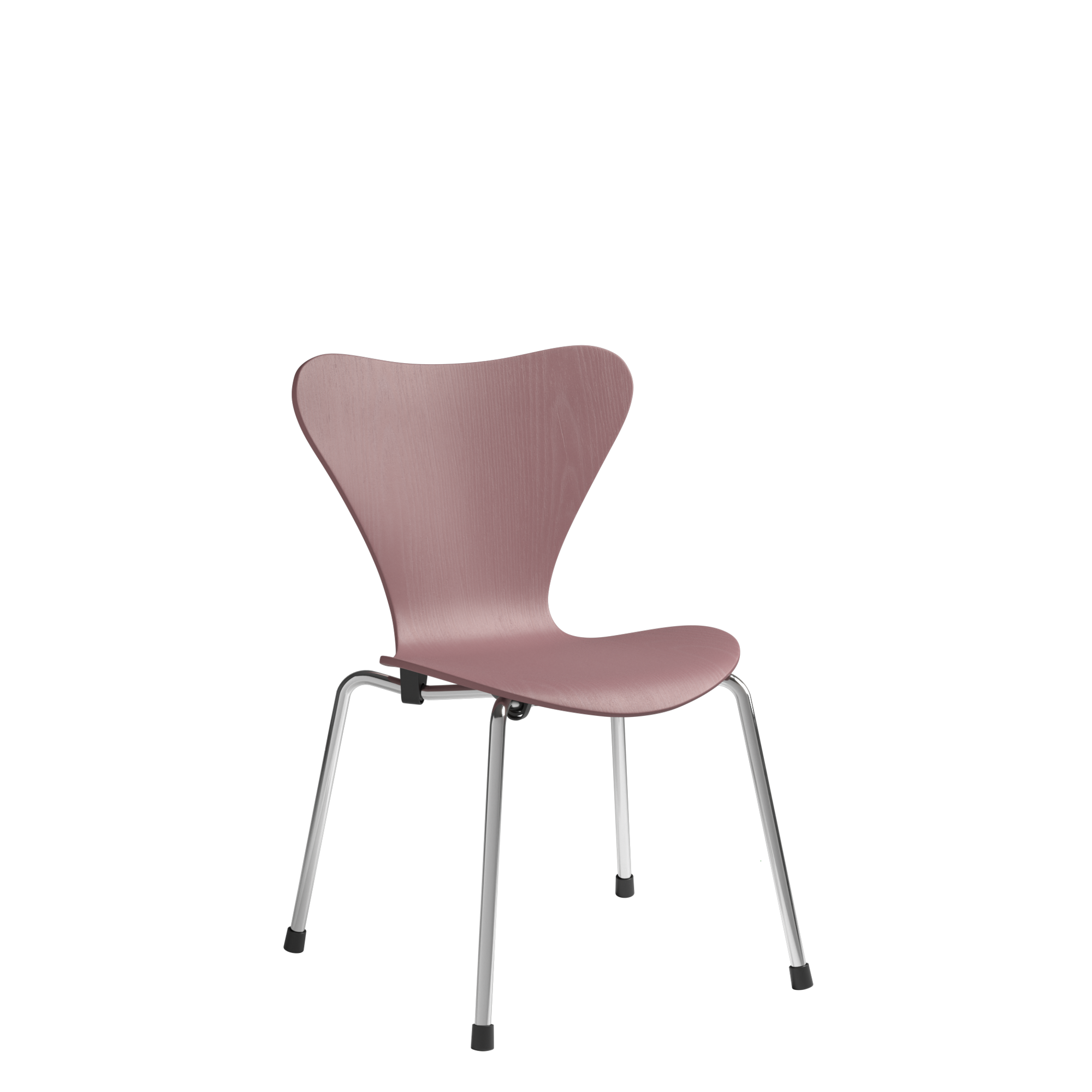 Fritz Hansen B�rne Syverstolen - Serie 7 - Model 3107 - Farvet Ask, Wild Rose, Timm M&oslash;bler