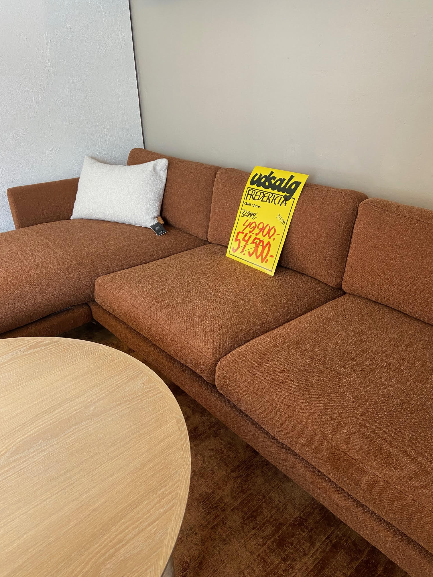 Fredericia Furniture Calmo Sofa med Chaiselong, Timm M&oslash;bler