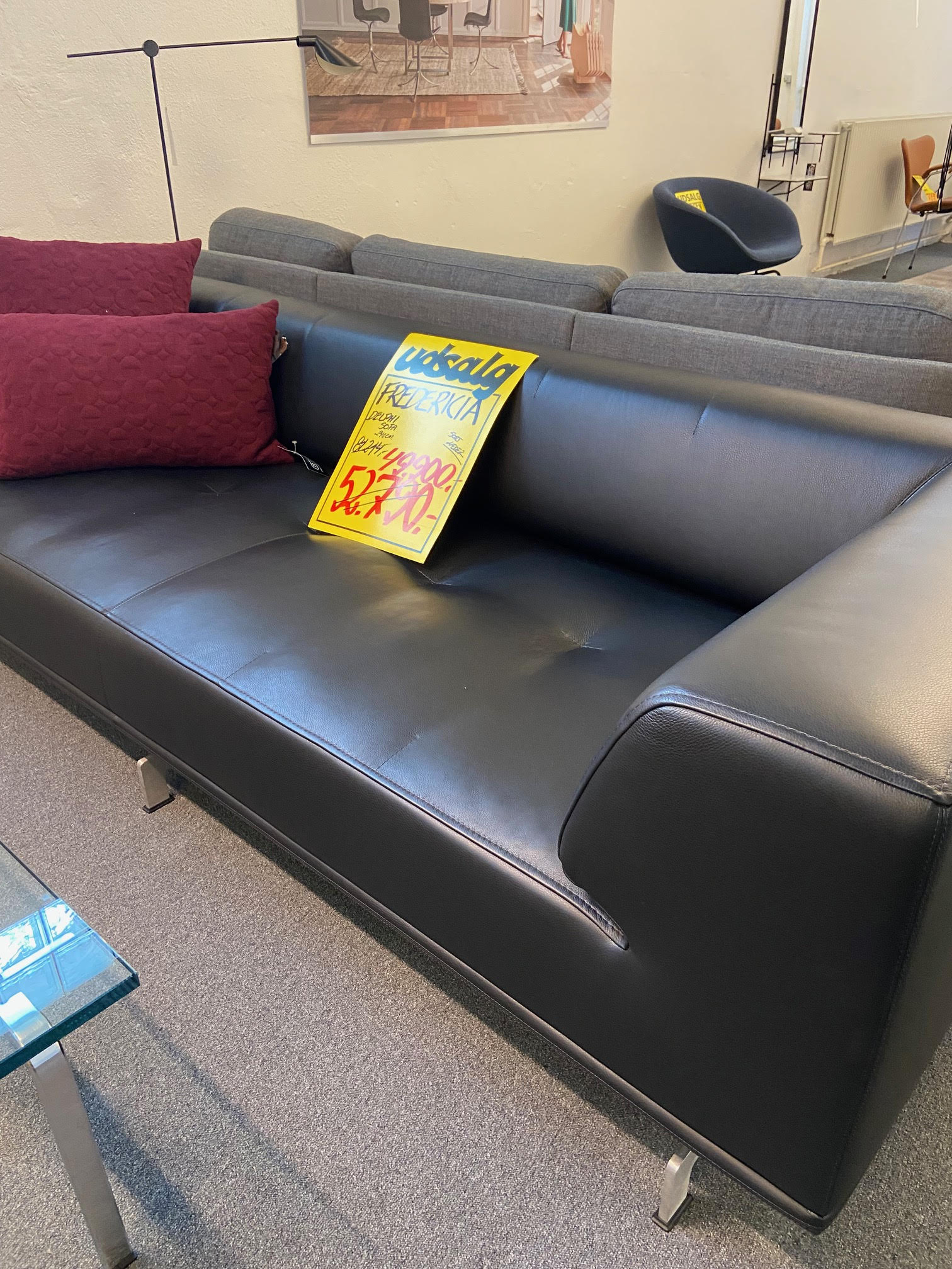 Fredericia Furniture Delphi Sofa - Sort, Timm M&oslash;bler